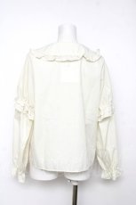 画像2: m petit by misako / 2WAYブラウス M 淡薄橙 Y-26-08-12-066-LO-BL-SZ-ZY (2)