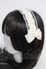 画像1: m petit by misako / AM*NIヘッドドレスA  淡薄橙 Y-26-08-12-012-LO-AC-SZ-ZY (1)