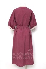 画像2: axes femme / レース切替シャツワンピース M パープル Y-26-08-12-115-AX-OP-SZ-ZY (2)