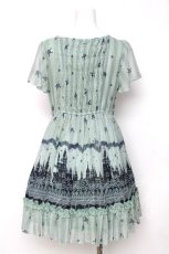 画像2: axes femme / 街柄シルエットメルヘンチュニ M ミント Y-26-08-12-117-AX-OP-SZ-ZY (2)