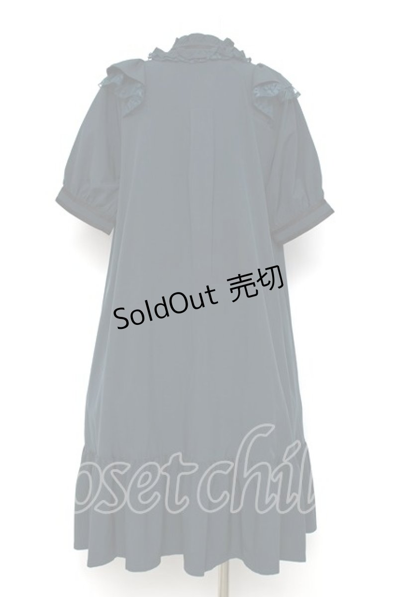 画像2: axes femme / 肩フリルワンピース F グリーン Y-26-08-12-120-AX-OP-SZ-ZS (2)