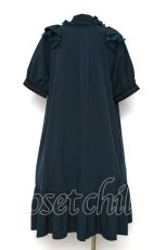 画像2: axes femme / 肩フリルワンピース F グリーン Y-26-08-12-120-AX-OP-SZ-ZY (2)