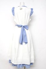 画像2: axes femme / バイカラーフレアノースリワンピース M シロ Y-26-08-12-121-AX-OP-SZ-ZY (2)