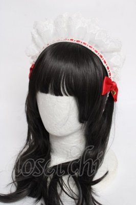 Preview of Twin Ribbonカフェカチューシャ  赤