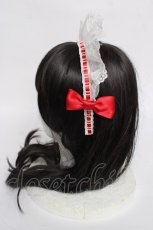 画像2: Angelic Pretty / Twin Ribbonカフェカチューシャ  赤 Y-26-08-12-019-AP-AC-SZ-ZY (2)