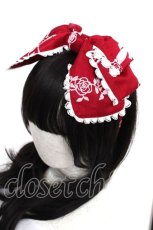 画像1: BABY,THE STARS SHINE BRIGHT / Sugar Rose Tea Timeプリントカチューシャ  赤 Y-26-08-12-020-BA-AC-SZ-ZY (1)