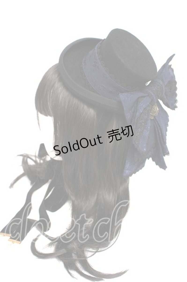 画像1: Hoshibako Works / Rozen Maiden x HoshibakoWorks 蒼星石ミニハット  黒×紺 Y-26-08-12-021-LO-AC-SZ-ZY (1)