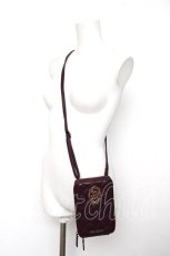画像2: axes femme / ローズモチーフポシェット  ワイン Y-26-08-12-022-AX-BG-SZ-ZY (2)
