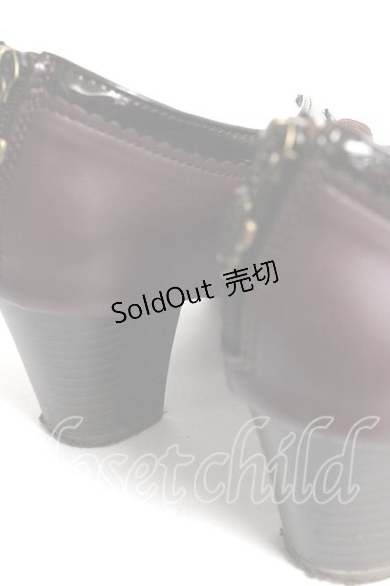 画像5: axes femme / 配色カット甲あきパンプス L ワイン Y-26-08-12-033-AX-SH-SZ-ZY (5)