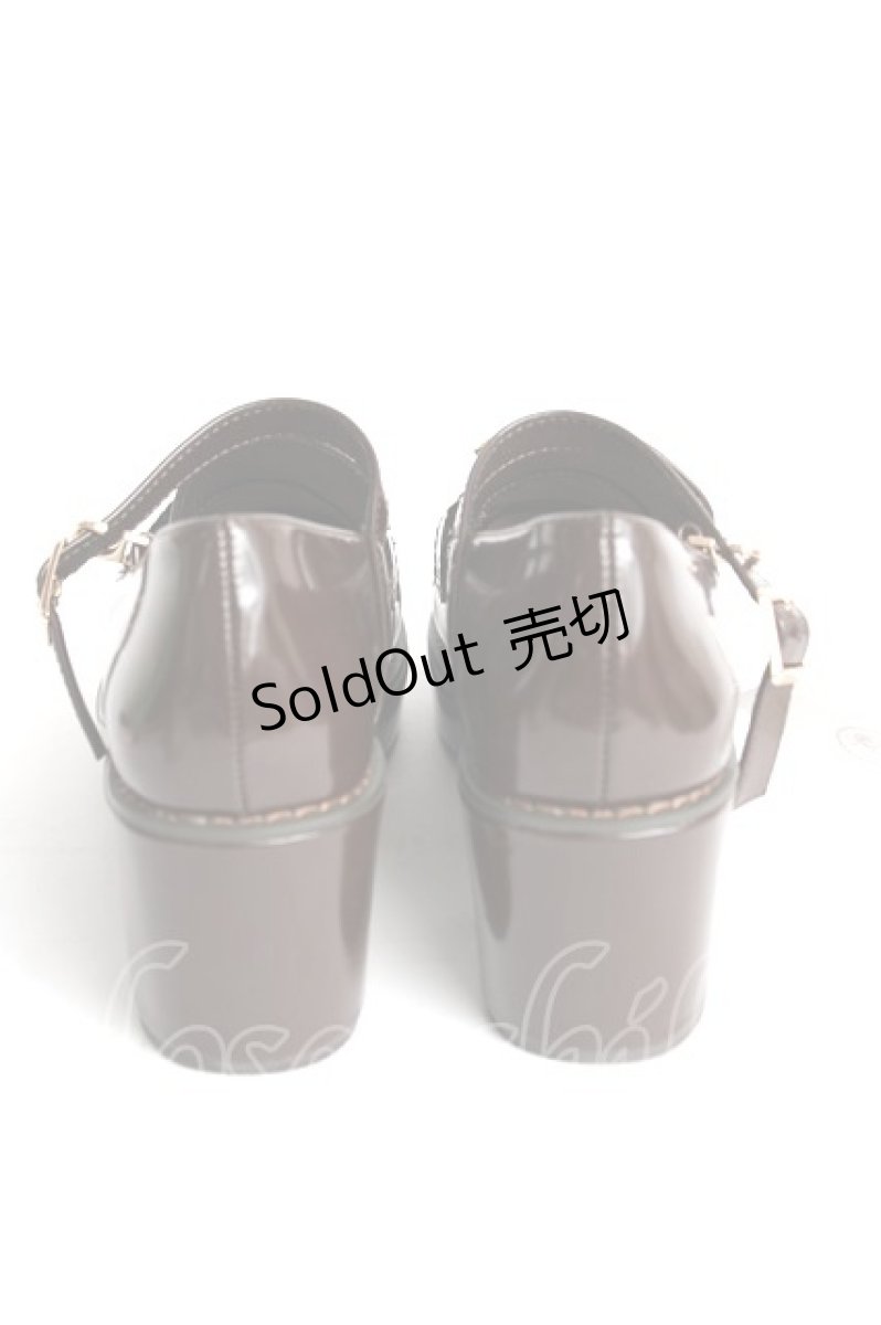 画像3: axes femme POETIQUE / リボン金具ローファー L 茶 Y-26-08-12-035-AX-SH-SZ-ZY (3)