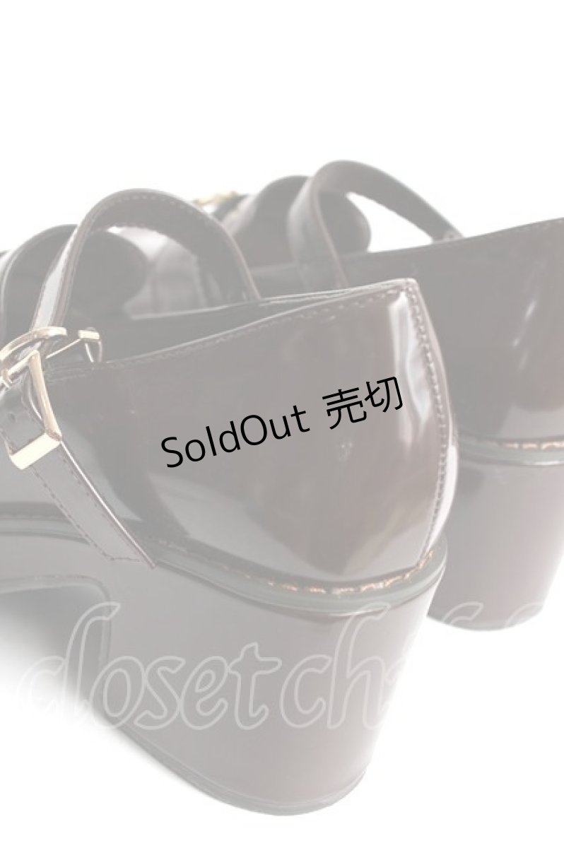画像4: axes femme POETIQUE / リボン金具ローファー L 茶 Y-26-08-12-035-AX-SH-SZ-ZY (4)