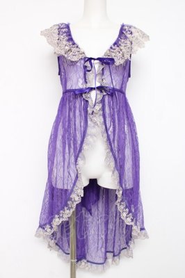 Preview of Fishtail Lace Gilet  パープル