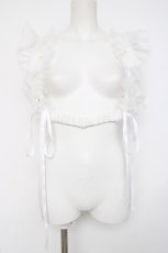 画像1: Vallee lys / Nocturne Tulle Harness  ホワイト Y-26-08-16-008-GO-TO-SZ-ZY (1)