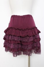画像3: Ozz oneste / 薔薇刺繍フリルパンツ  紫 Y-26-08-16-070-OO-PA-SZ-ZY (3)