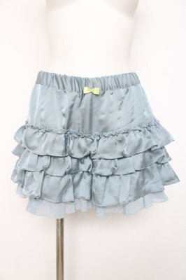 Preview of 4段フリルパンツ  サックス