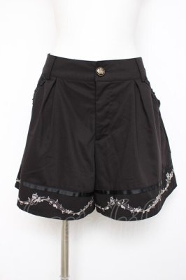 Preview of メロディ刺繍キュロット M 黒