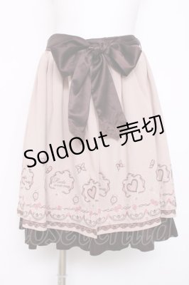 Preview of メルヘン刺繍スカート M アワピンク