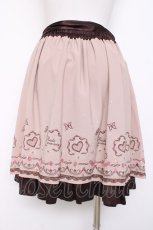 画像2: axes femme / メルヘン刺繍スカート M アワピンク Y-26-08-16-088-AX-SK-SZ-ZY (2)