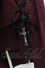 画像3: axes femme POETIQUE / ダークロマンススロットスカート M ワイン Y-26-08-16-093-AX-SK-SZ-ZY (3)