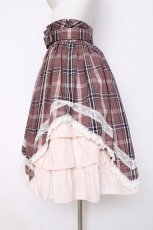 画像2: ALICE and the PIRATES / A/Pタータンチェック柄スカート  モーヴ Y-26-08-16-114-PA-SK-SZ-ZY (2)