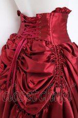 画像4: ATELIER PIERROT / Fairy Lace Corset Skirt 1 ワイン Y-26-08-16-115-EL-SK-SZ-ZY (4)