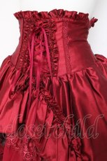 画像5: ATELIER PIERROT / Fairy Lace Corset Skirt 1 ワイン Y-26-08-16-115-EL-SK-SZ-ZY (5)