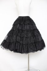画像3: Hoshibako Works / 65cm スーパーボリュームチュールパニエスカート  黒 Y-26-08-16-116-LO-SK-SZ-ZY (3)