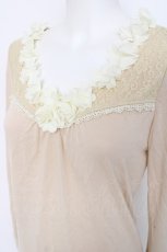 画像3: axes femme / BACKデザインプルオーバー M 生成り Y-26-08-16-016-AX-TO-SZ-ZY (3)