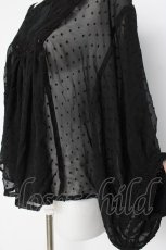 画像3: axes femme / ドットシアートップス M 黒 Y-26-08-16-020-AX-TO-SZ-ZY (3)