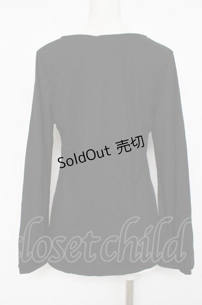 画像2: axes femme / カットワークレースプルオーバー M 黒 Y-26-08-16-023-AX-TO-SZ-ZY (2)