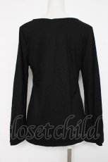 画像2: axes femme / カットワークレースプルオーバー M 黒 Y-26-08-16-023-AX-TO-SZ-ZY (2)