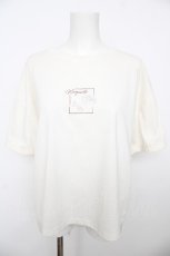 画像1: axes femme / 接触冷感ラメ刺繍Ｔシャツ F 生成り Y-26-08-18-040-AX-TS-SZ-ZY (1)