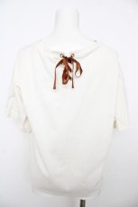 画像2: axes femme / 接触冷感ラメ刺繍Ｔシャツ F 生成り Y-26-08-18-040-AX-TS-SZ-ZY (2)