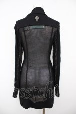 画像2: Ozz Croce / メッシュZIPパーカー  黒 Y-26-08-18-050-OO-TO-SZ-ZY (2)