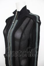 画像3: Ozz Croce / メッシュZIPパーカー  黒 Y-26-08-18-050-OO-TO-SZ-ZY (3)