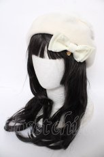 画像2: Angelic Pretty / ふわふわHeartベレー  アイボリー Y-26-08-18-008-AP-AC-SZ-ZY (2)