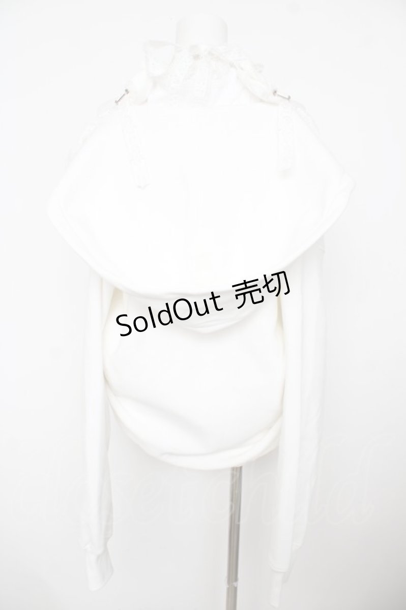 画像2: NEO / RIBBON HOLLIC PARKA DRESS  白 Y-26-08-18-065-GO-OP-SZ-ZY (2)
