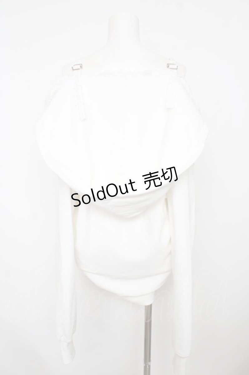 画像4: NEO / RIBBON HOLLIC PARKA DRESS  白 Y-26-08-18-065-GO-OP-SZ-ZY (4)