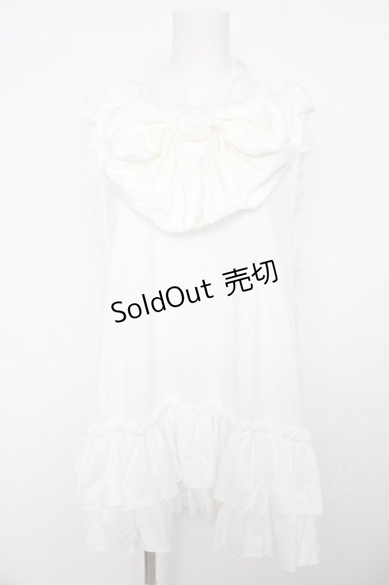 画像5: NEO / RIBBON HOLLIC PARKA DRESS  白 Y-26-08-18-065-GO-OP-SZ-ZY (5)
