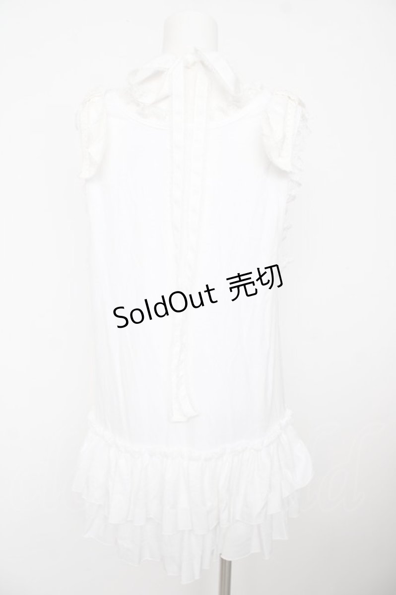 画像6: NEO / RIBBON HOLLIC PARKA DRESS  白 Y-26-08-18-065-GO-OP-SZ-ZY (6)