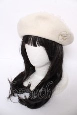 画像2: Angelic Pretty / 配色Frill Heartベレー  アイボリー Y-26-08-18-009-AP-AC-SZ-ZY (2)