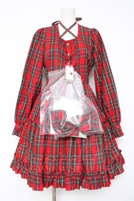 Preview of Dolly Holidayチェックティアードワンピース M レッド