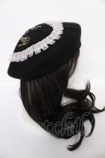 画像4: Angelic Pretty / 配色Frill Heartベレー  黒 Y-26-08-18-010-AP-AC-SZ-ZY (4)