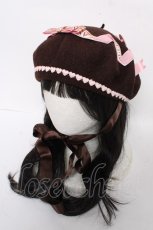 画像2: Angelic Pretty / Meltyチョコレートベレー  ブラウン Y-26-08-18-011-AP-AC-SZ-ZY (2)