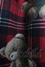 画像5: Emily Temple cute / Teddy Bear Tartanワンピース  赤 Y-26-08-18-096-ET-OP-SZ-ZY (5)