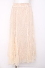画像1: axes femme / レーシーロングスカート M 生成り Y-26-08-18-106-AX-SK-SZ-ZY (1)