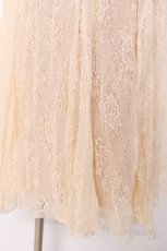 画像3: axes femme / レーシーロングスカート M 生成り Y-26-08-18-106-AX-SK-SZ-ZY (3)