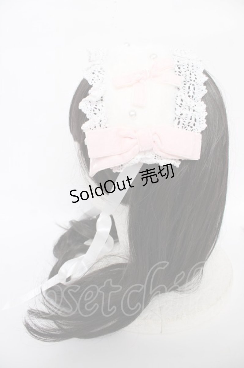 画像2: BABY,THE STARS SHINE BRIGHT / Ruban de Noёl Neigeヘッドドレス  ピンク Y-26-08-18-004-BA-ZA-SZ-ZY (2)