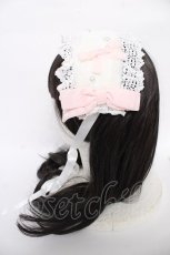 画像2: BABY,THE STARS SHINE BRIGHT / Ruban de Noёl Neigeヘッドドレス  ピンク Y-26-08-18-004-BA-ZA-SZ-ZY (2)