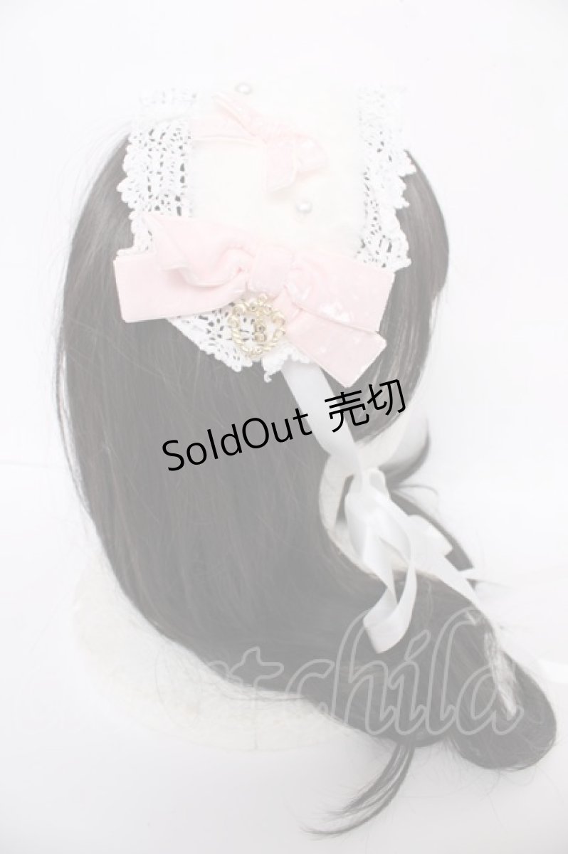 画像3: BABY,THE STARS SHINE BRIGHT / Ruban de Noёl Neigeヘッドドレス  ピンク Y-26-08-18-004-BA-ZA-SZ-ZY (3)